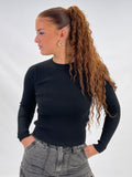 Crop top black