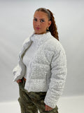 Doudoune white/sequin