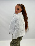 Doudoune white/sequin