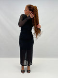 Robe paillette black