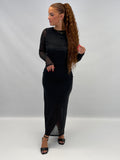 Robe paillette black