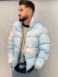 Doudoune blue/fleur