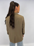 Blazer taupe coupe oversize