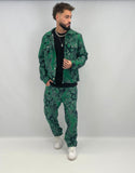 Ensemble texturé Black/Green