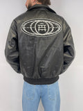 Blouson simili cuir black