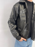 Blouson simili cuir black
