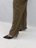 Pantalon taupe coupe oversize
