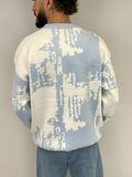 Pull white/blue