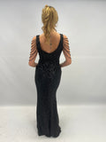 Robe fête black/sequin