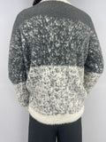 Cardigan grey chiné