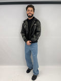 Blouson simili cuir black