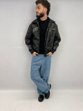 Blouson simili cuir black