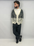 Cardigan grey chiné