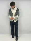 Cardigan grey chiné