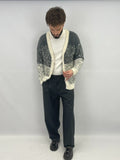 Cardigan grey chiné