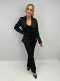 Ensemble black satiné