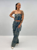 Ensemble denim vintage