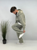Ensemble jogging " FASTLIVE" light kaki