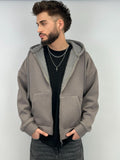 Sweat double tirette grey