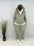Ensemble jogging " FASTLIVE" light kaki