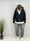 Jeans baggy " style-trim " grey/dark