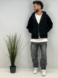 Jeans baggy " style-trim " grey/dark