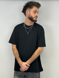 T-shirt black oversize