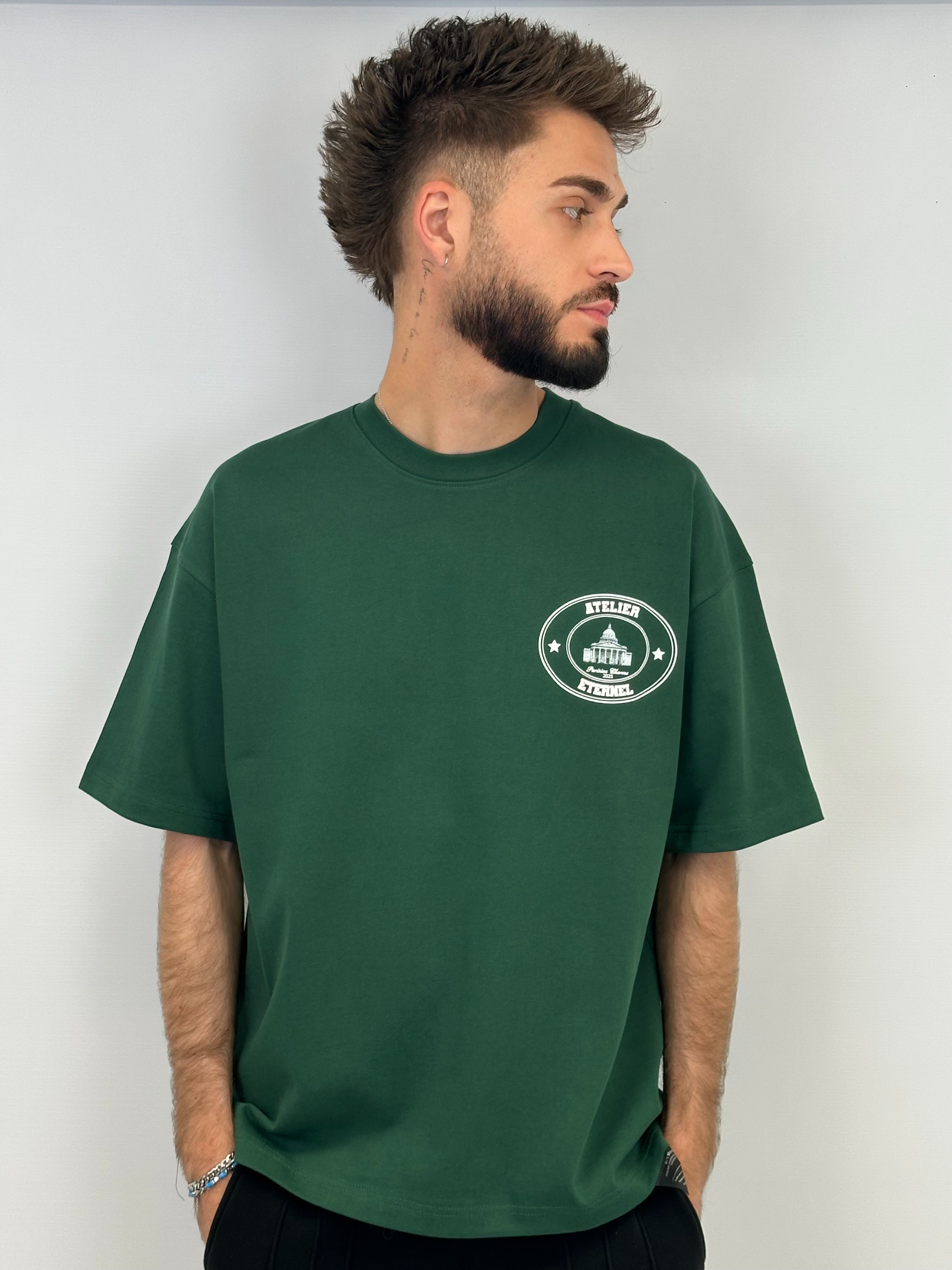 T-shirt Parisian Charme green