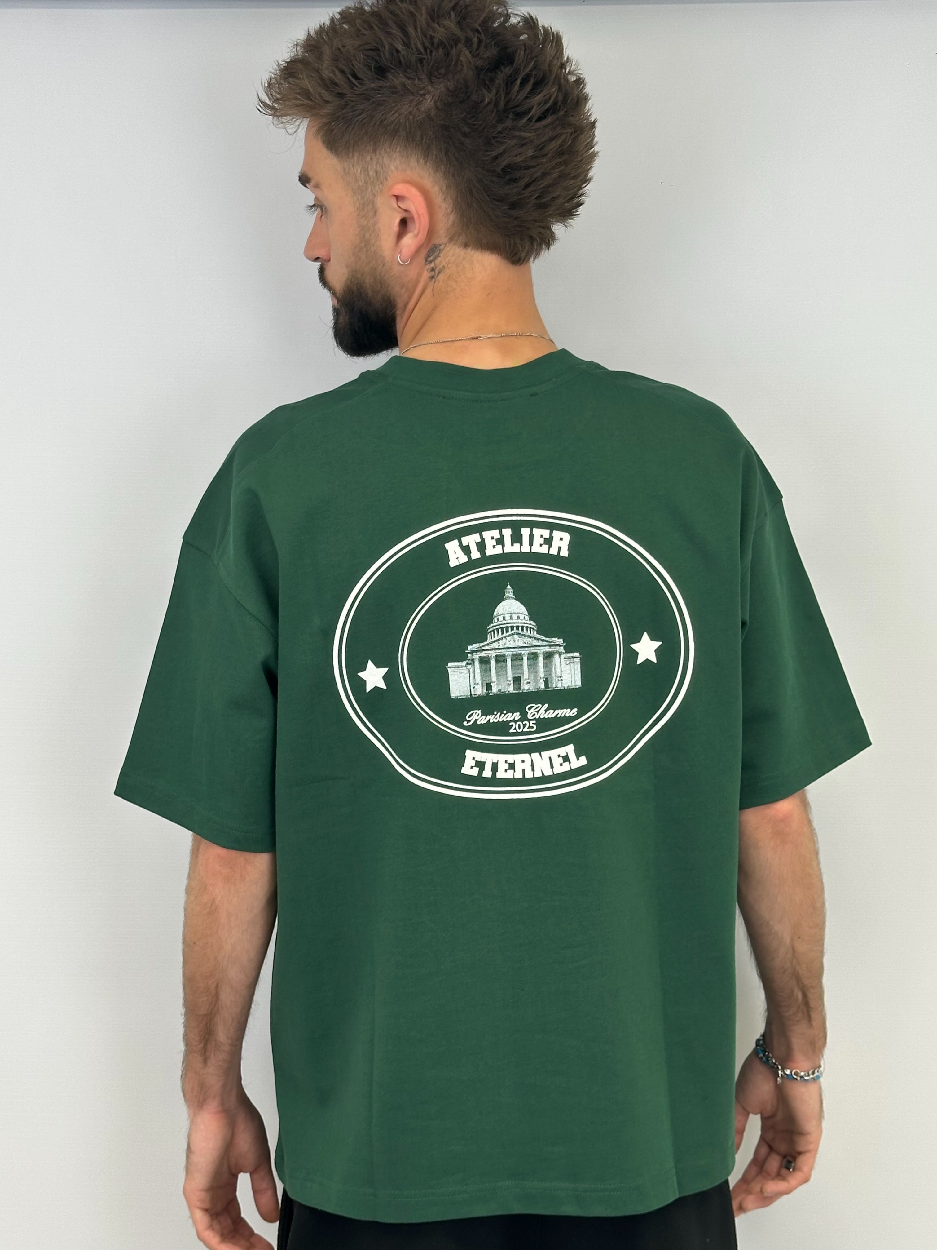 T-shirt Parisian Charme green