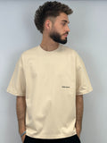 T-shirt contemporain beige
