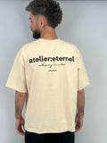 T-shirt contemporain beige