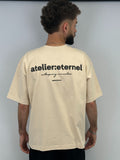 T-shirt contemporain beige