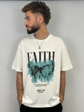 T-shirt butterfly white