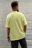 T-shirt col MAO yellow