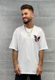 T-shirt Butterfly White