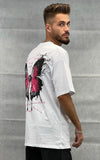 T-shirt Butterfly White