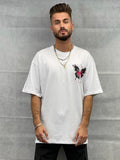 T-shirt Butterfly White